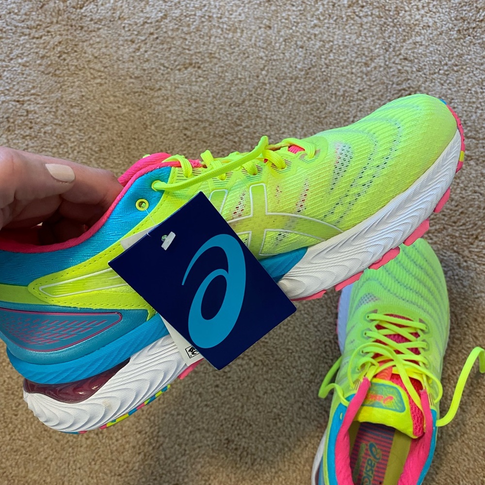 Brand NWT never worn ASICS gel contend sneaker in beautiful bright spring colors